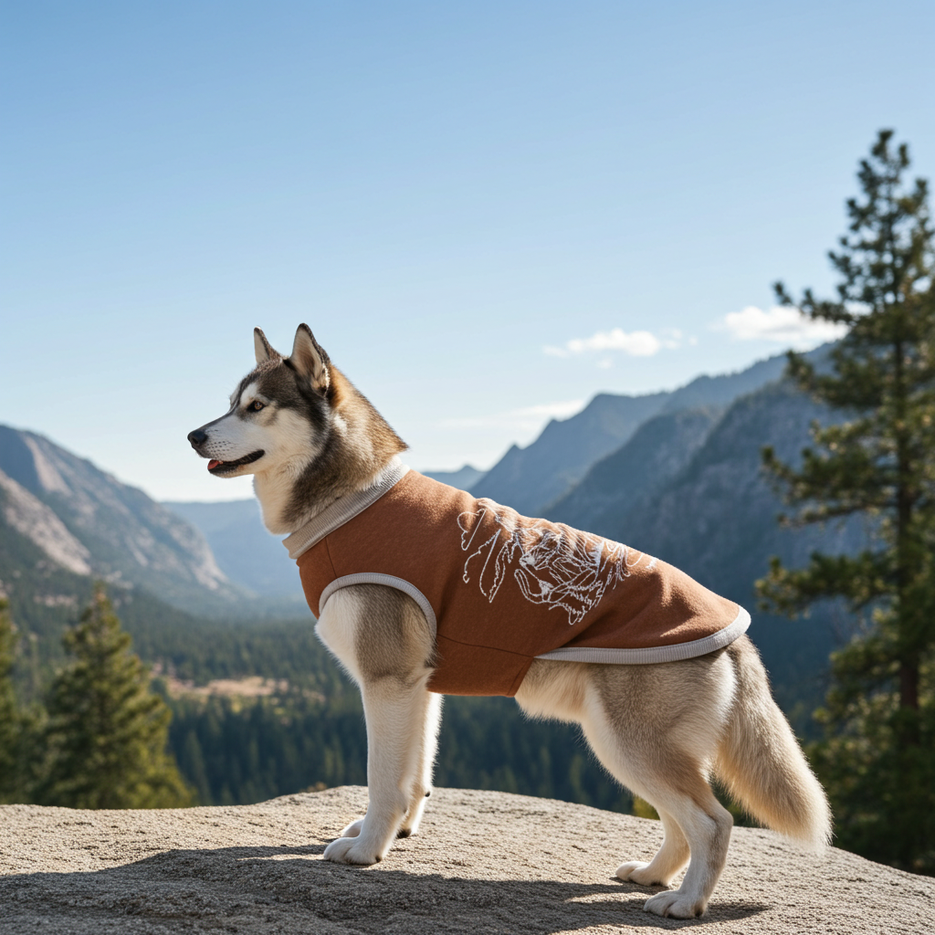 The Granite Dome Knit: An Adventure-Ready Dog Sweater for Camping