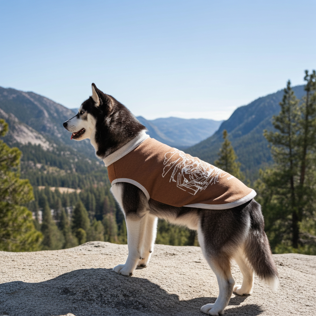 The Granite Dome Knit: An Adventure-Ready Dog Sweater for Camping